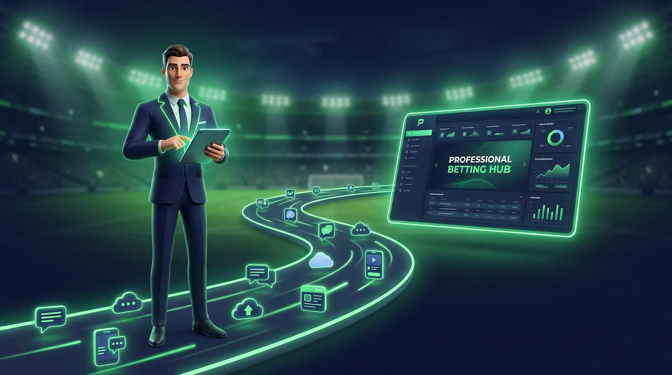 Tipster moving followers from social platforms to a professional betting website